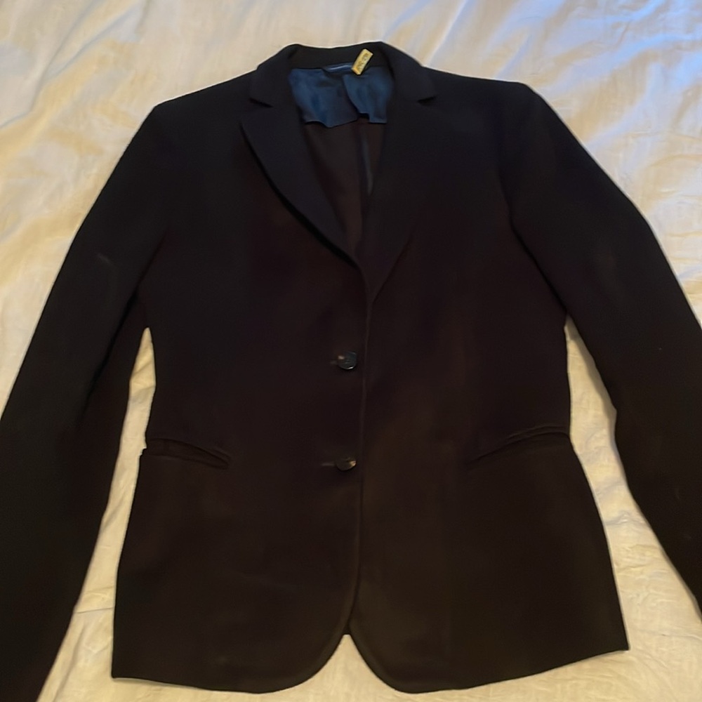 TONELLO Black blazer. Handmade in Italy. Italian sz 44vBeautiful classic styling